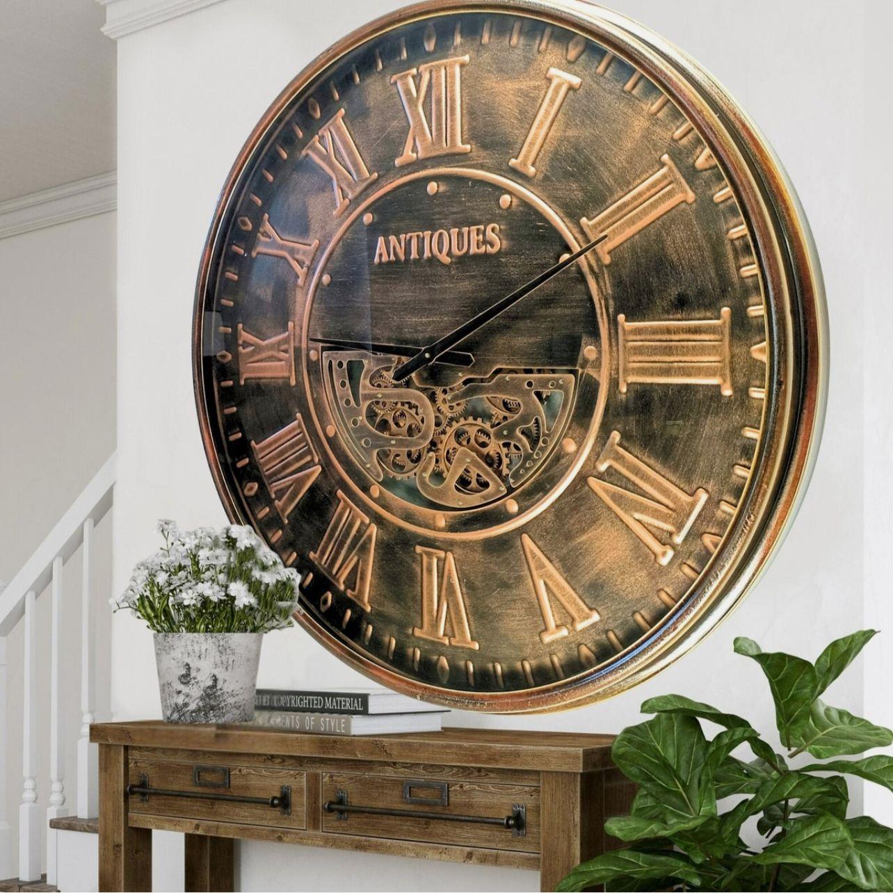 Royal Metal Gear Mechanical Clock Style 57